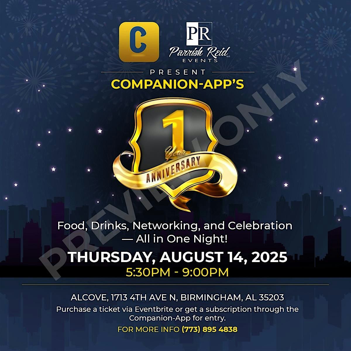 Companion App 1 Year Anniversary Event