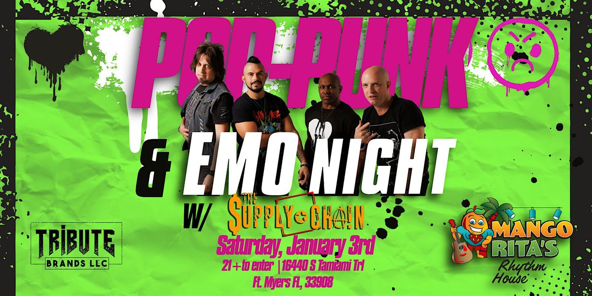 The Supply Chain \u2013 The Ultimate Pop-Punk and Emo Tribute