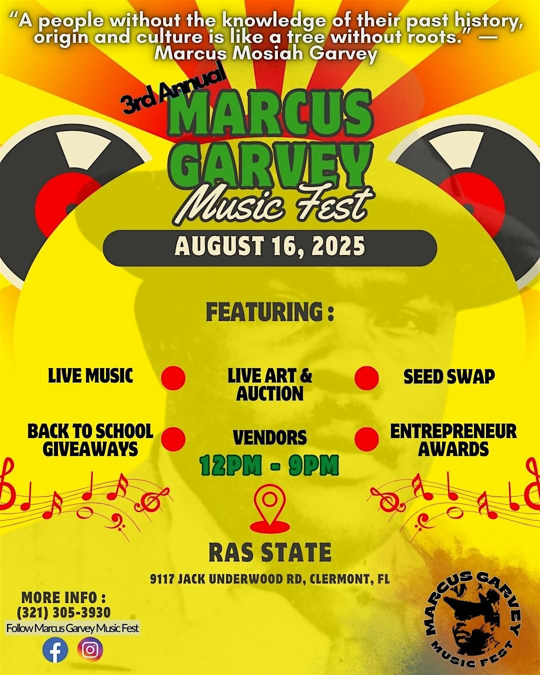 3rd Annual Marcus Garvey Music Fest