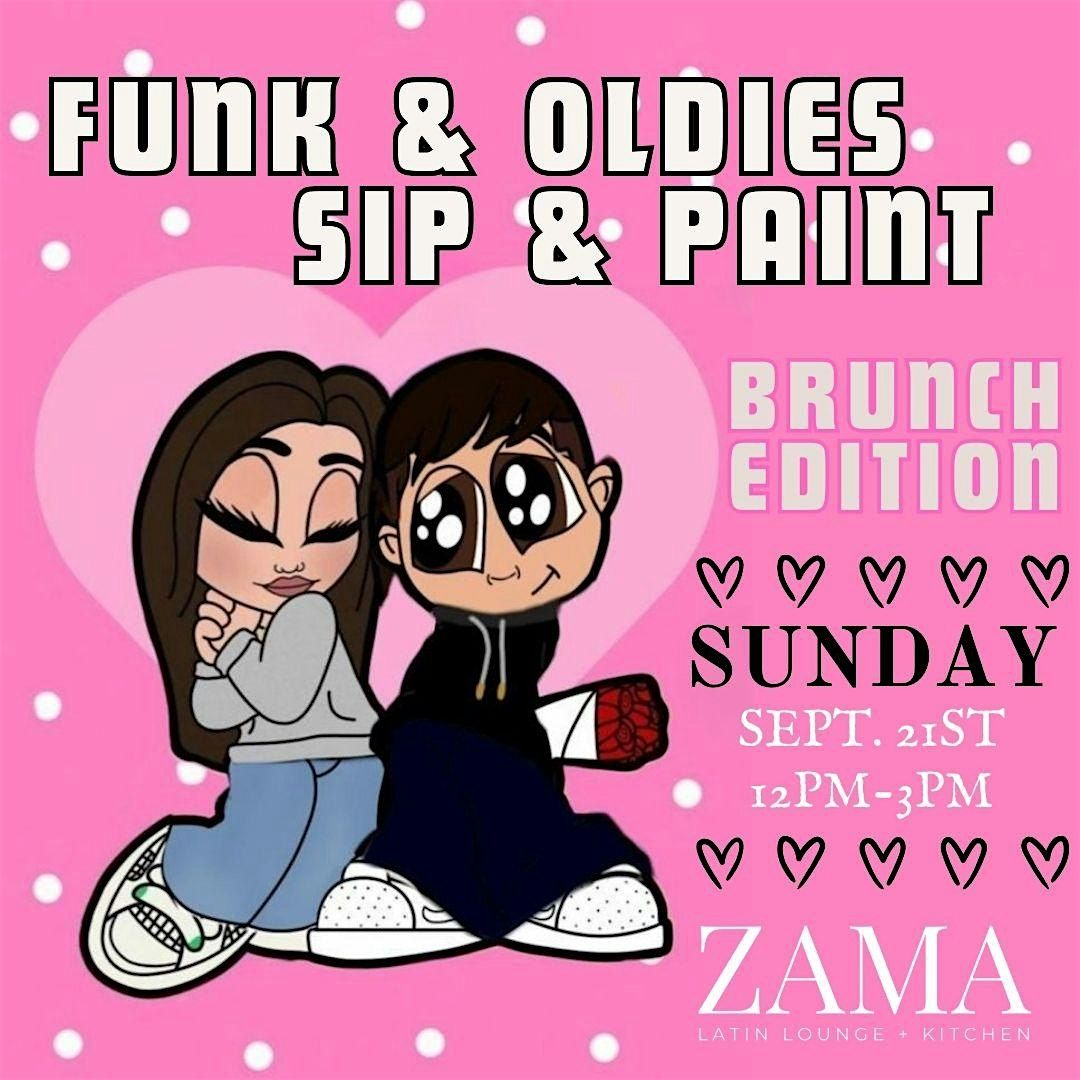 Funk & Oldies Sip & Paint Brunch Edition