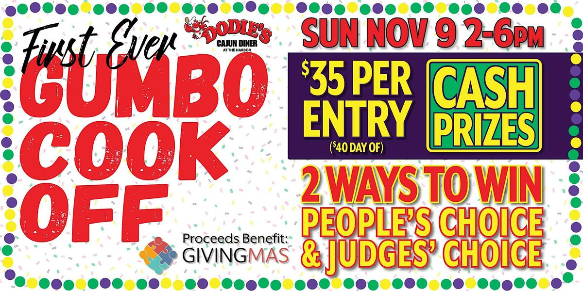 Dodie's FIRST EVER Gumbo Cook Off 2025