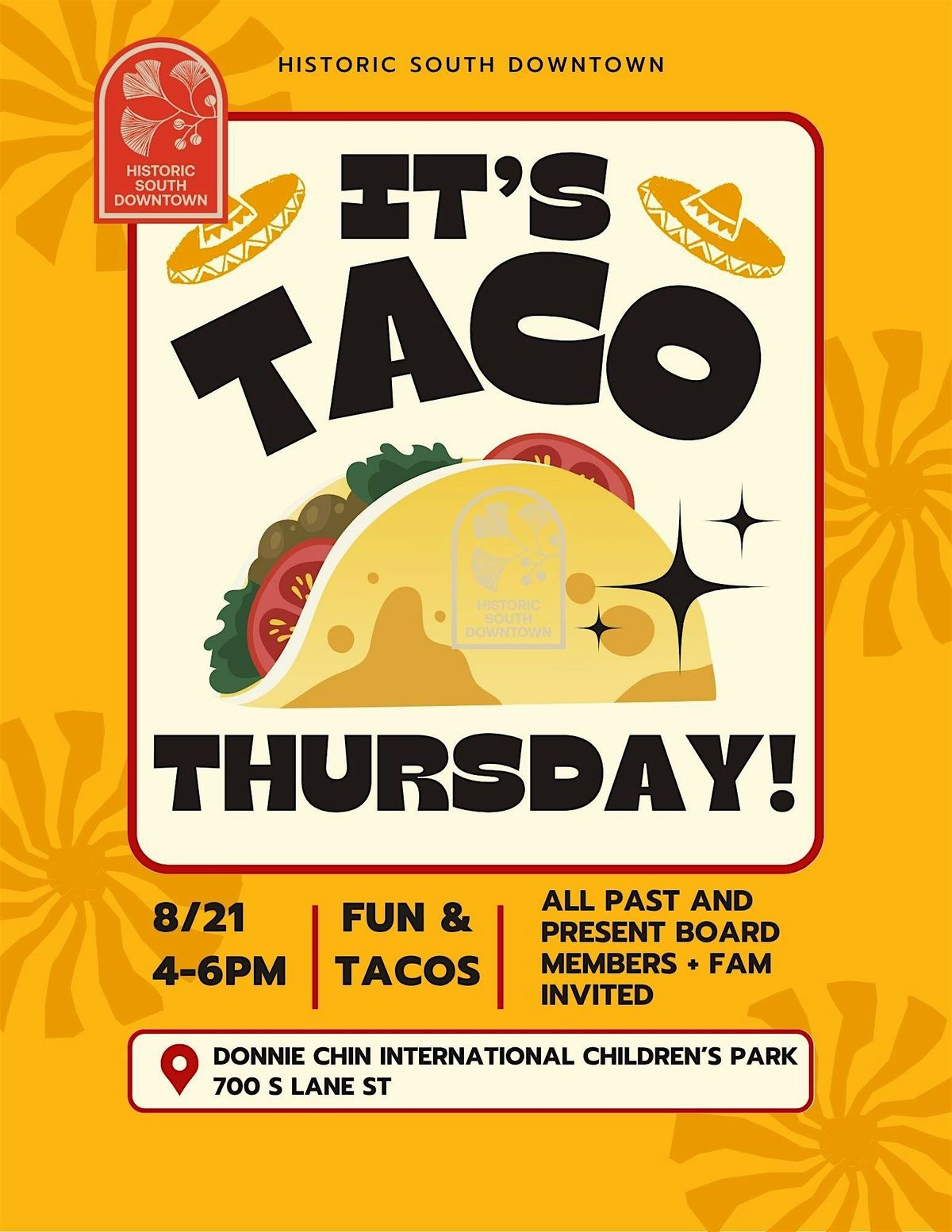 Taco Thursday w. HSD Board Members!