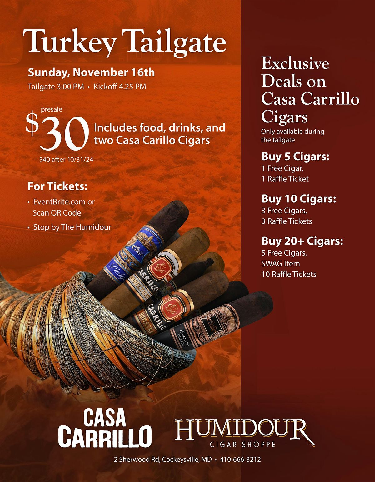 Humidour Turkey Tailgate