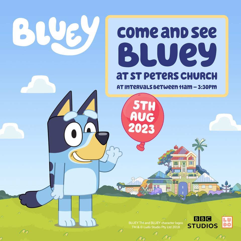 See Bluey in St Peters Quarter! | St Peter's Church, Derby | August 5, 2023