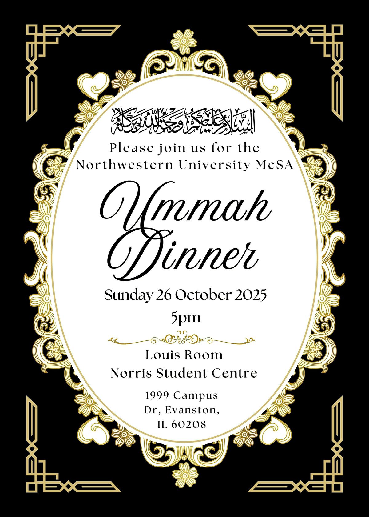 NU McSA Ummah Dinner 2025 - Uplifting Faith and Education Together