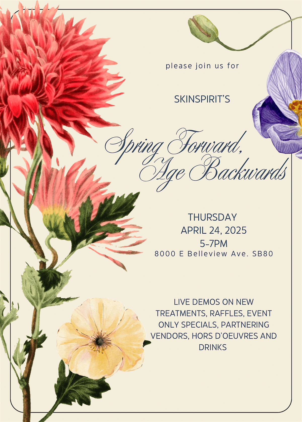 Spring Forward, Age Backwards—An Exclusive Beauty Event at SkinSpirit ...