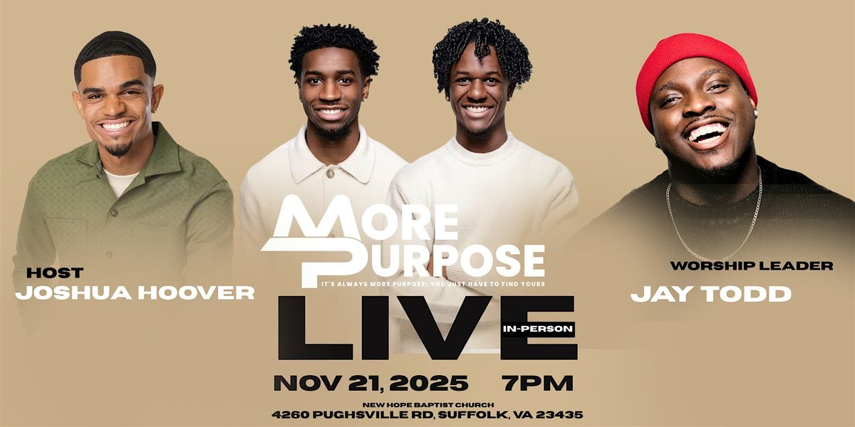 MORE PURPOSE LIVE: 757
