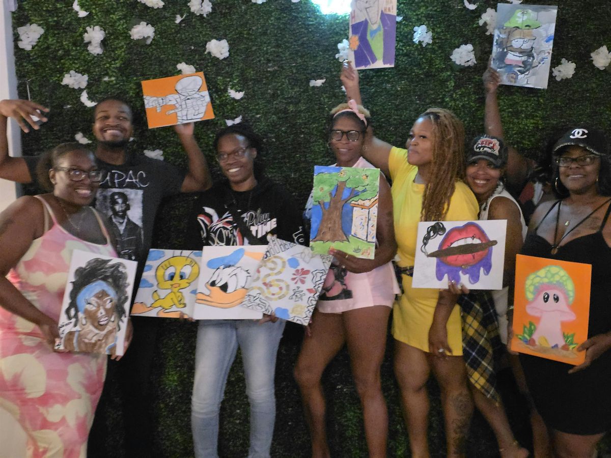 Suave's New Year's Puff and Paint Comedy Show