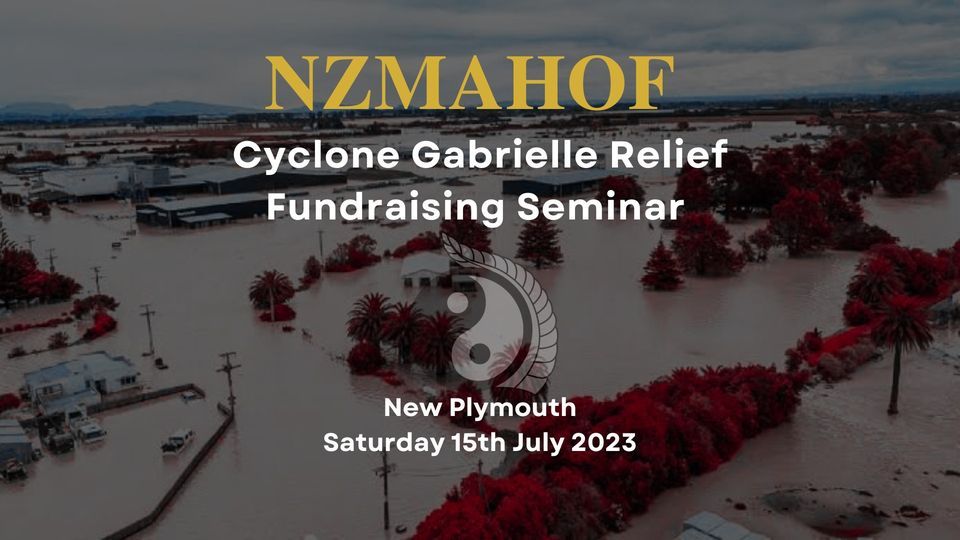 New Zealand Martial Arts Hall of Fame 2023 Cyclone Gabrielle Relief