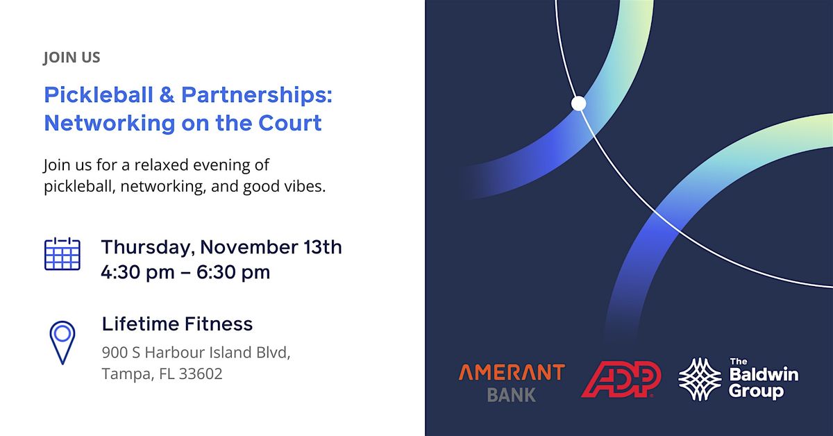 Pickleball & Partnerships: Networking on the Court