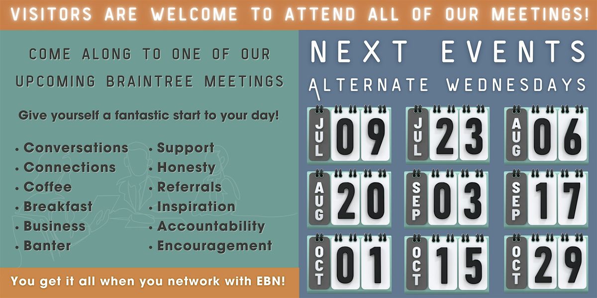 Braintree Breakfast Networking for business owners & professionals