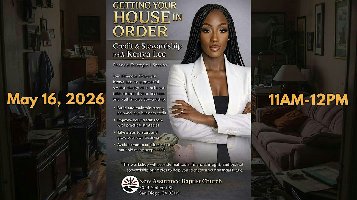 Getting Your House in Order: Credit & Stewardship with Kenya Lee