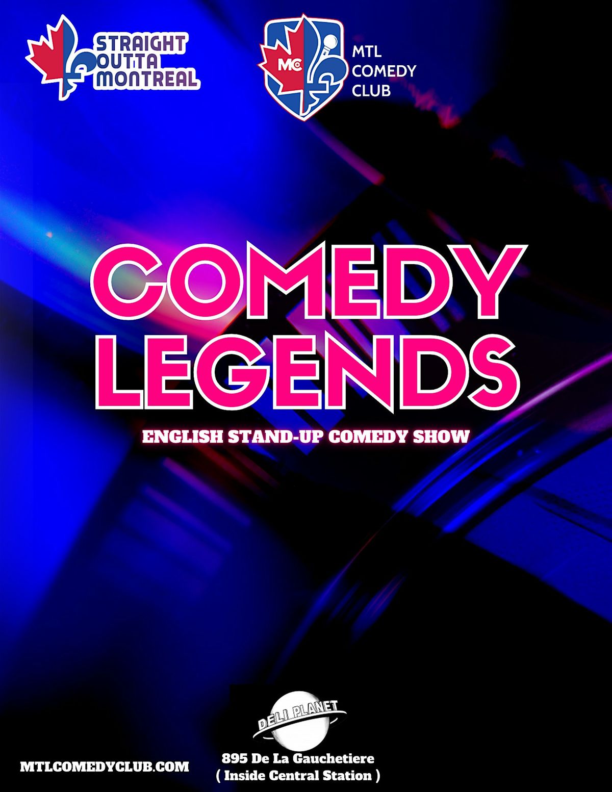 COMEDY LEGENDS! A Stand-Up Comedy Show - FRIDAY, DECEMBER 5TH, 2025