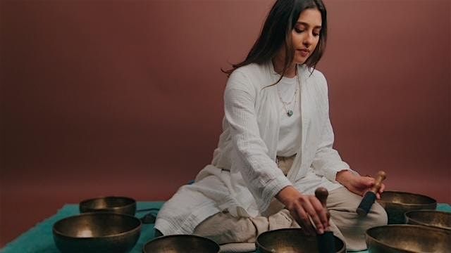 candlelight sound bowl meditation