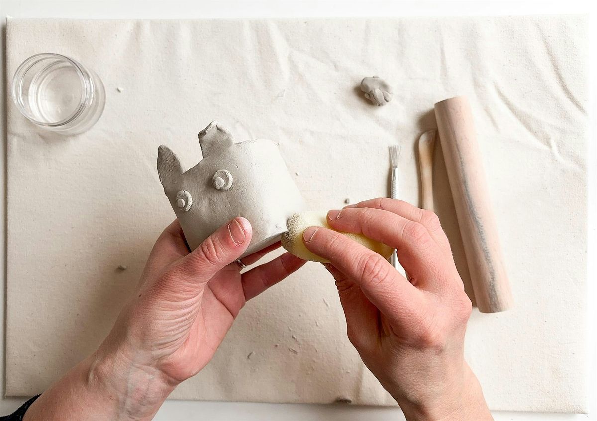 POTTERY 101: Handbuilding Planters with Sculpted Embellishments