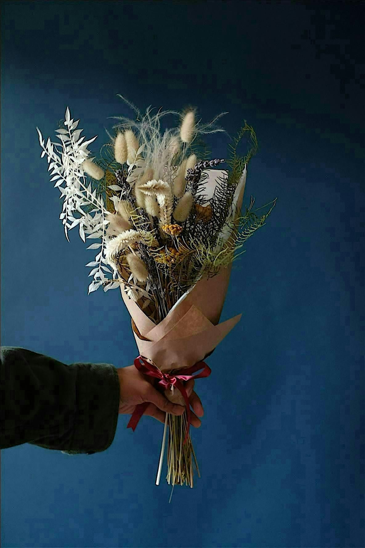 Dried Floral Bouquet Workshop by blooms & poems.