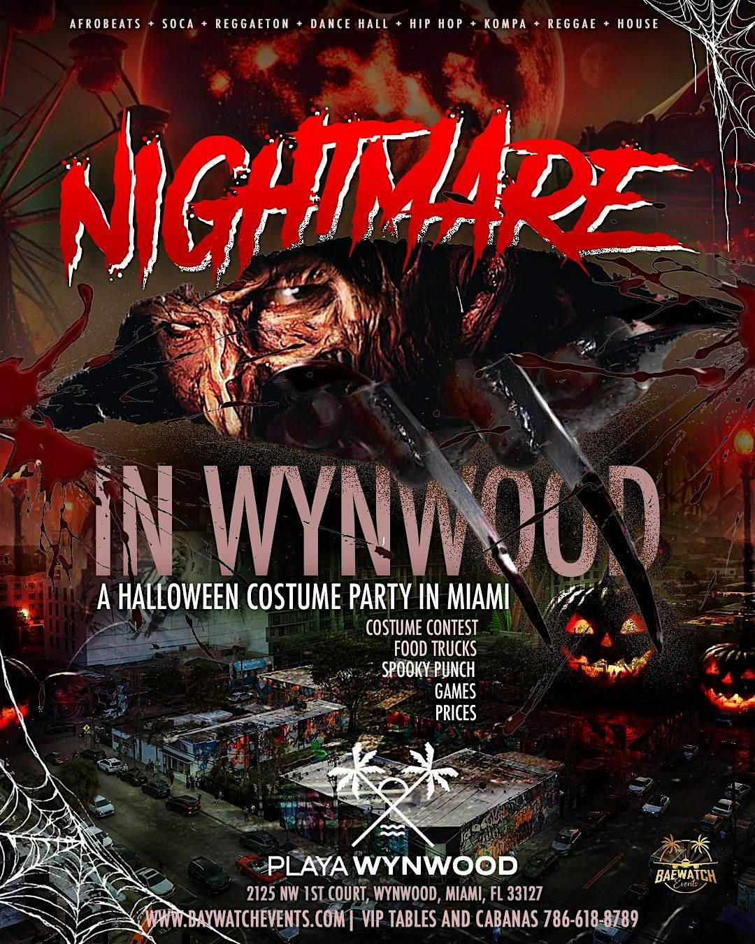 NIGHTMARE IN WYNWOOD A HALLOWEEN COSTUME PARTY IN MIAMI