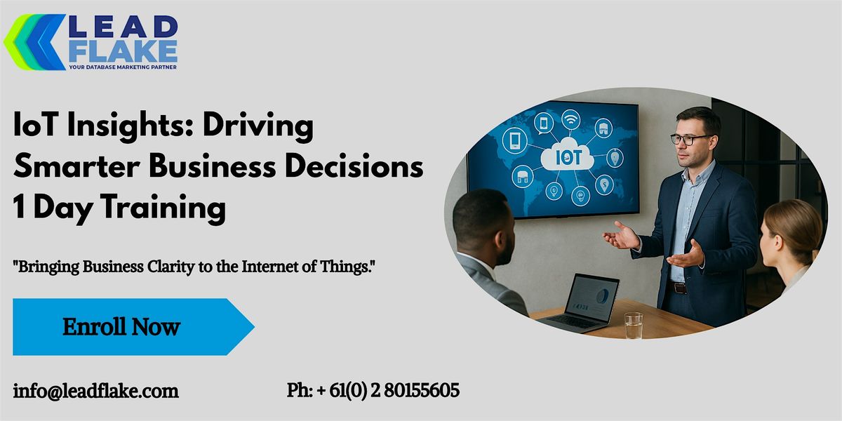 Internet of Things - Business Perspectives Training in Wellington