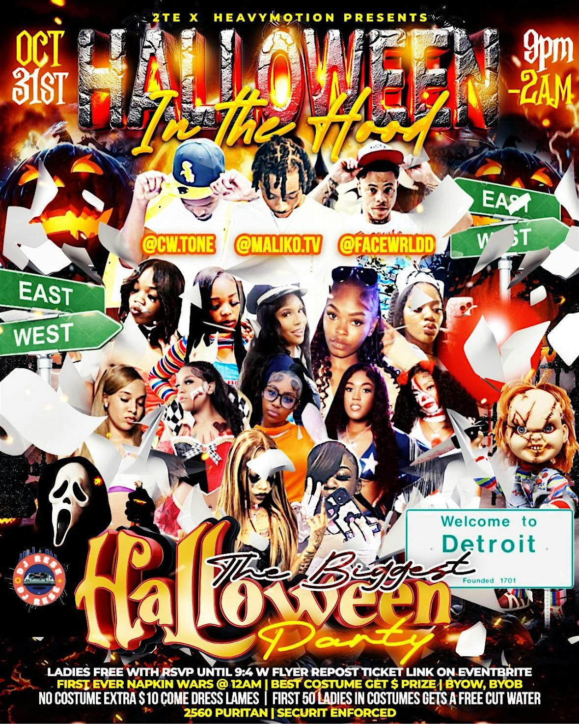 HALLOWEEN N THE HOOD OFFICIAL HALLOWEEN PARTY