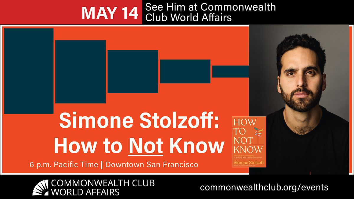 Simone Stolzoff: How to Not Know