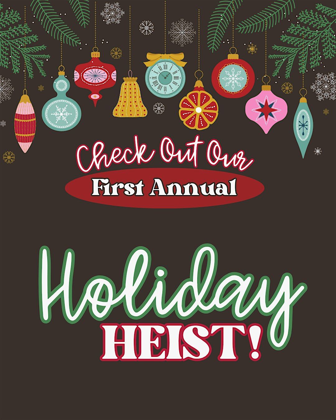 Montclair Book Center's Holiday Heist