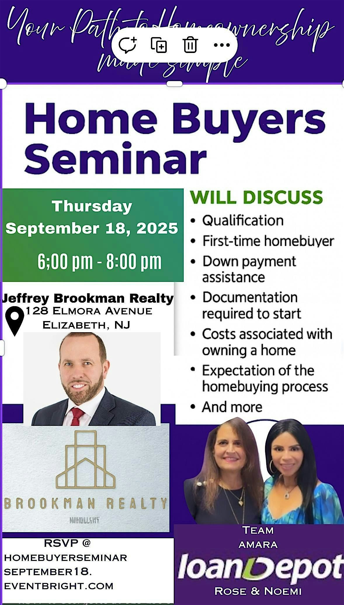 First Time Home Buyer Seminar -DOWN PAYMENT ASSISTANCE PROGRAMS