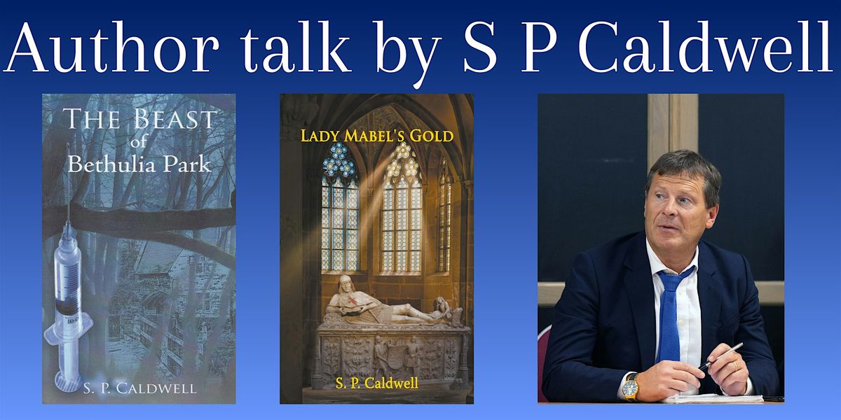 Meet crime fiction author S P Caldwell followed by fish and chip supper