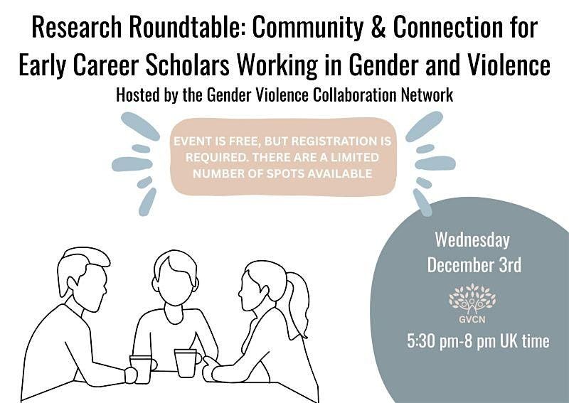 Research Roundtable: Community & Connection for ECPs in GBV