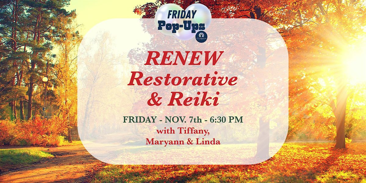 RENEW Restorative Yoga & Reiki