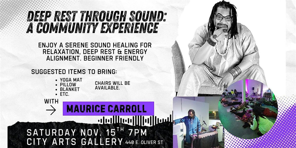 Deep Rest Through Sound: A Community Experience