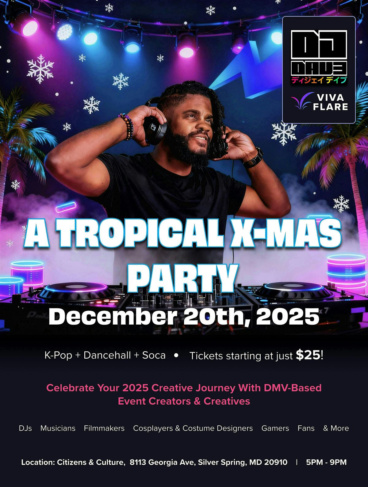 VivaFlare Launch Party - K-Pop & Caribbean Music X-Mas Mix