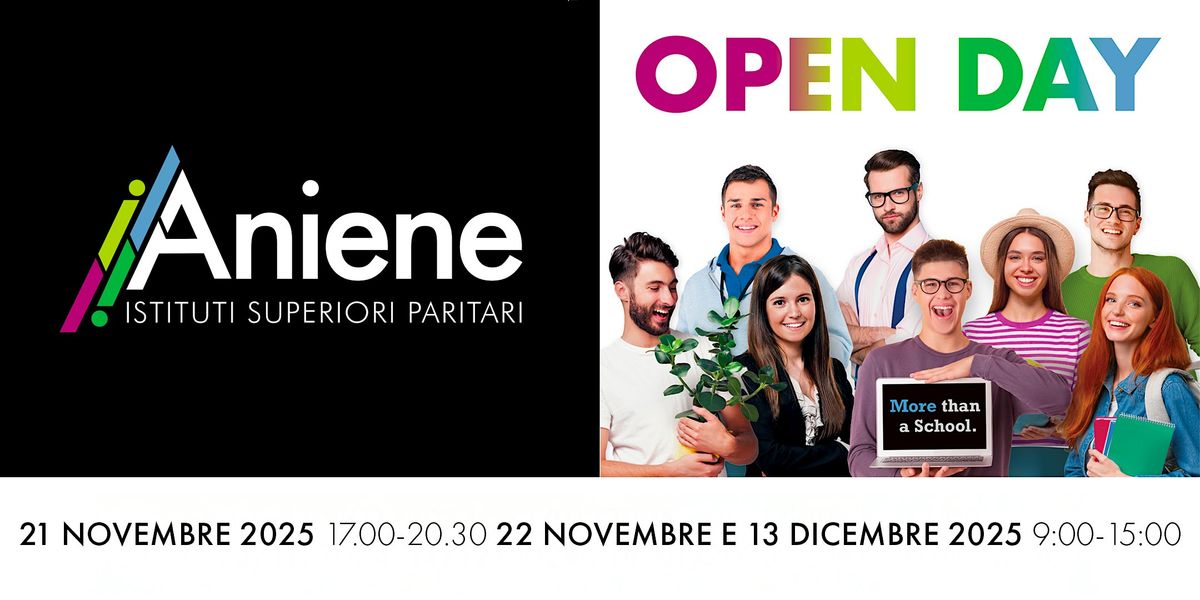 Open Day Istituto Aniene - Roma Tiburtina