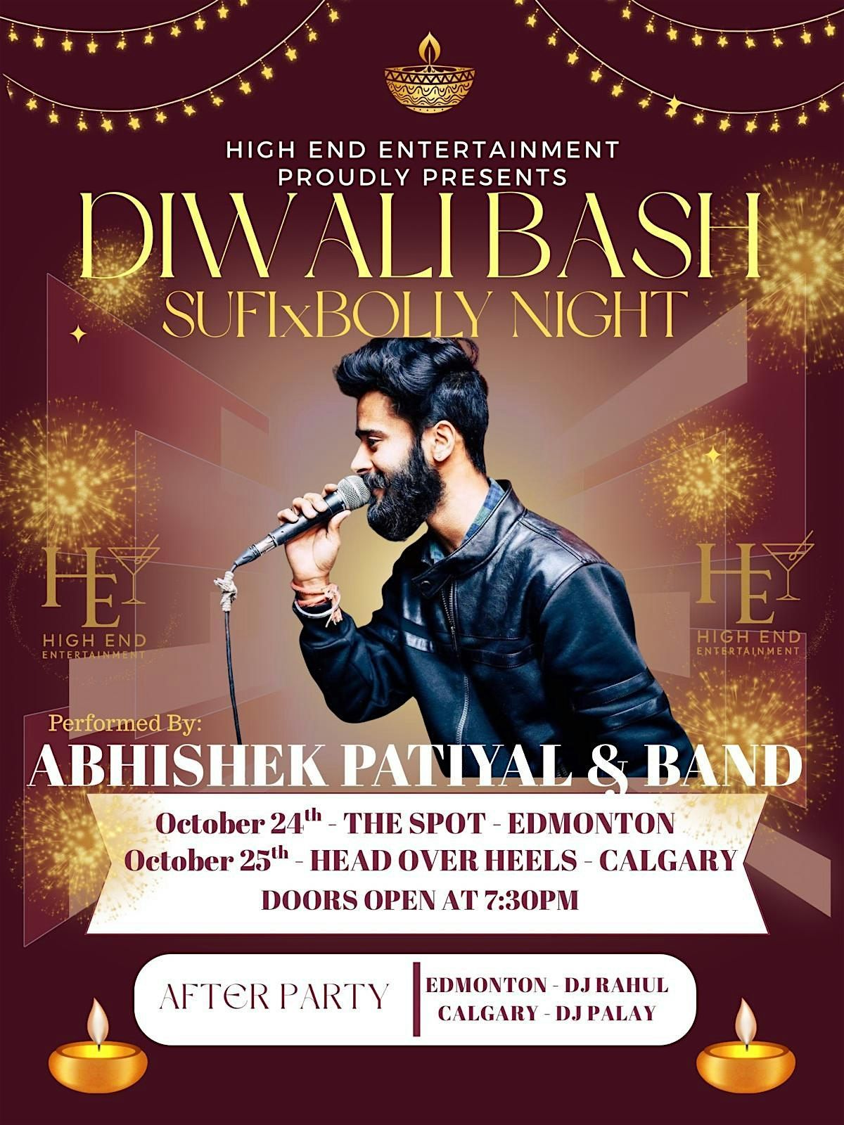 Abhishek Patiyal Diwali Bash Sufi Night CALGARY
