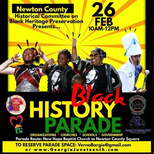 Newton County Black History Parade The Square, Covington February