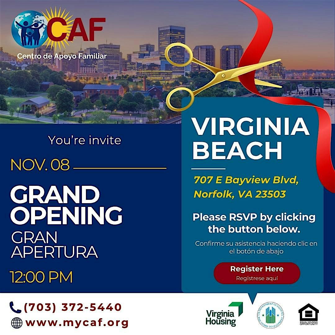 Virginia Beach Office Grand Opening \/ Gran Apertura