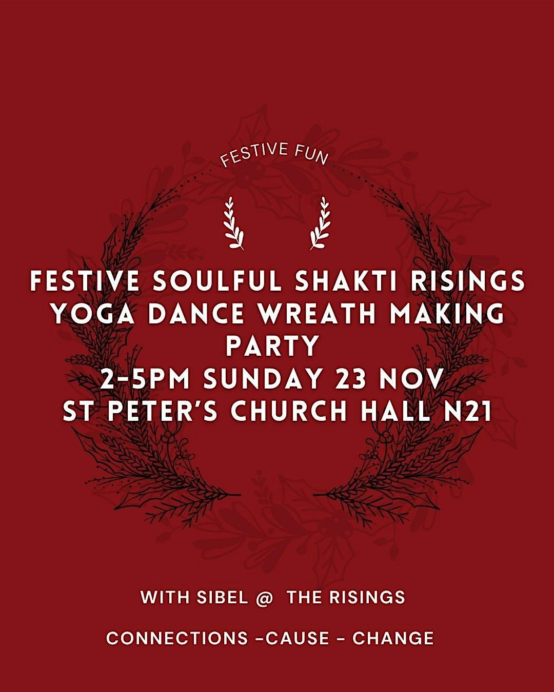 Festive Soulful Shakti Risings: Shakti yoga + wreath making