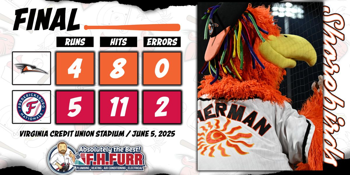 Fredericksburg Nationals vs. Delmarva Shorebirds
