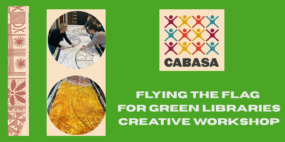 Flying the Flag for Green Libraries creative workshop at Wigan library