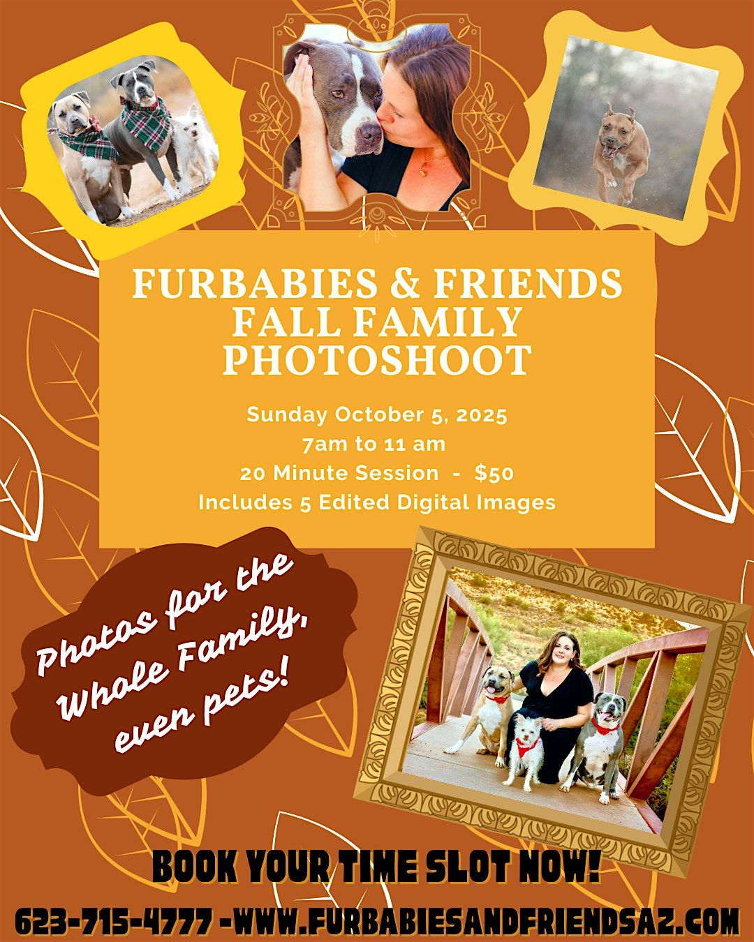 Family & FurBabies Fall Photoshoot to Capture Memories of the Whole Family