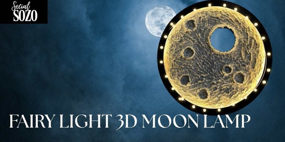 FAIRY LIGHT 3D MOON LAAMP