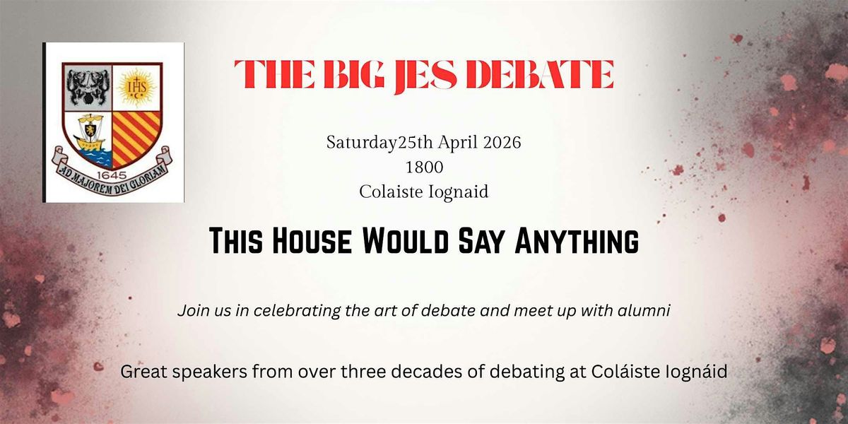 Col\u00e1iste Iogn\u00e1id Debate Society Celebration