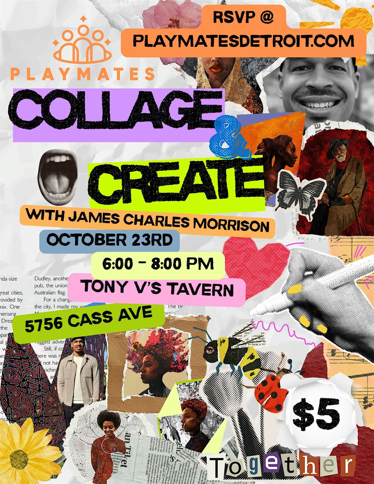 Collage and Create with James Charles Morrison