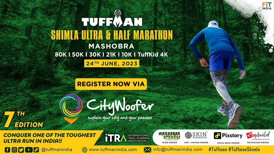 Tuffman TUFFMAN SHIMLA ULTRA AND HALF MARATHON MASHOBRA at Mashobra Greens ...