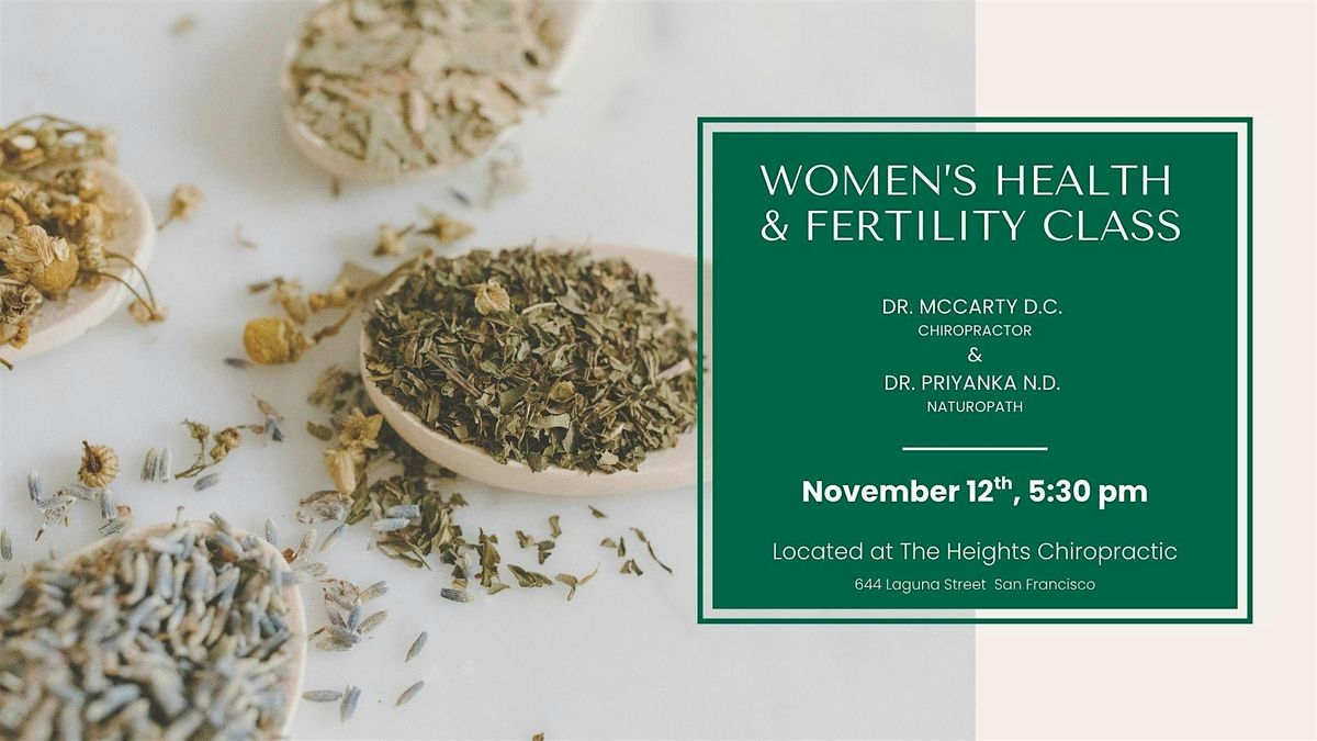 Women's Health & Fertility Class