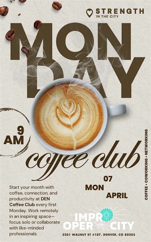 RSVP through SweatPals: STRENGTH Coffee Club