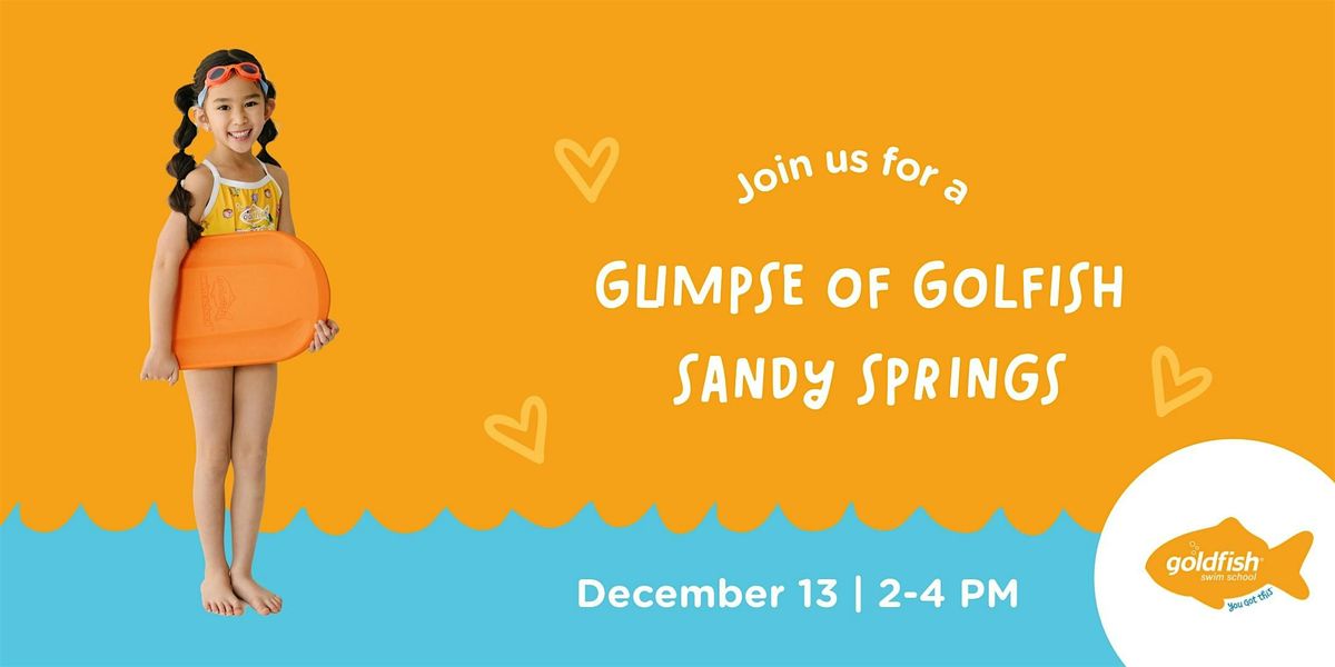 Glimpse of Goldfish Event hosted by Goldfish Swim School Sandy Springs