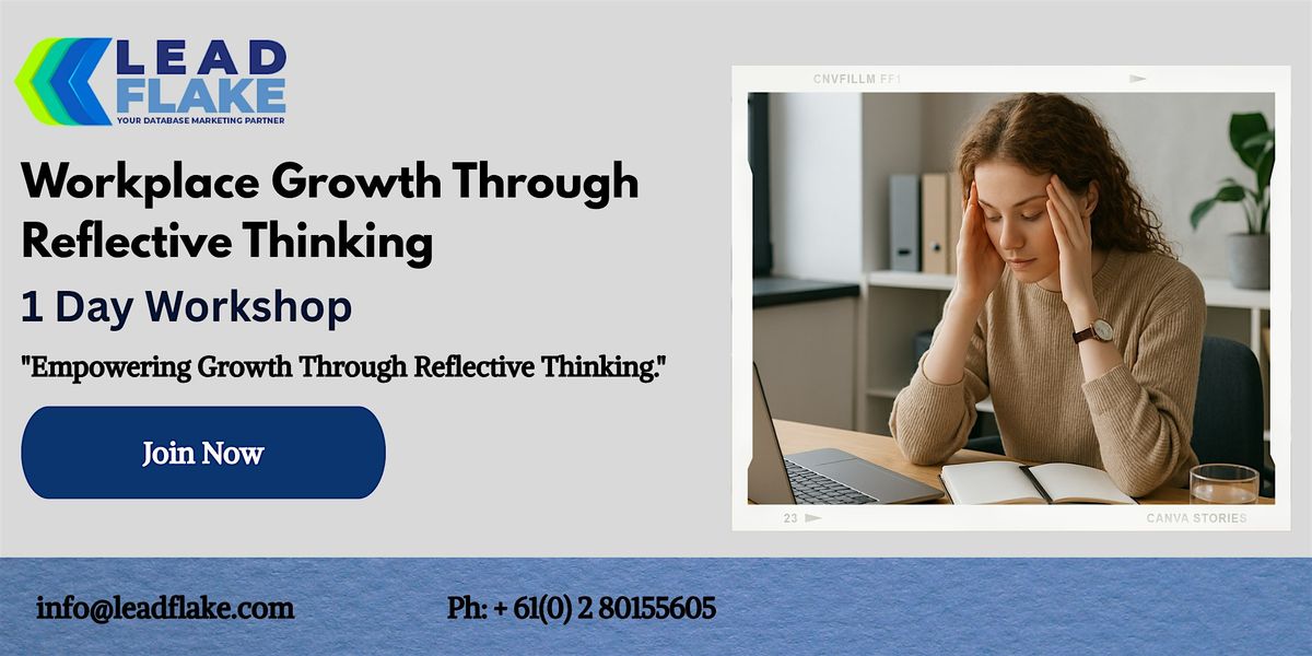 Professional Growth Starts with Reflection-Workshop in Wellington