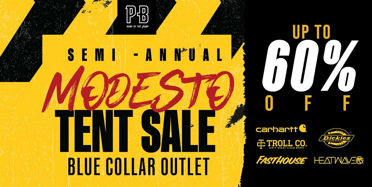 Purpose-Built Modesto Tent Sale