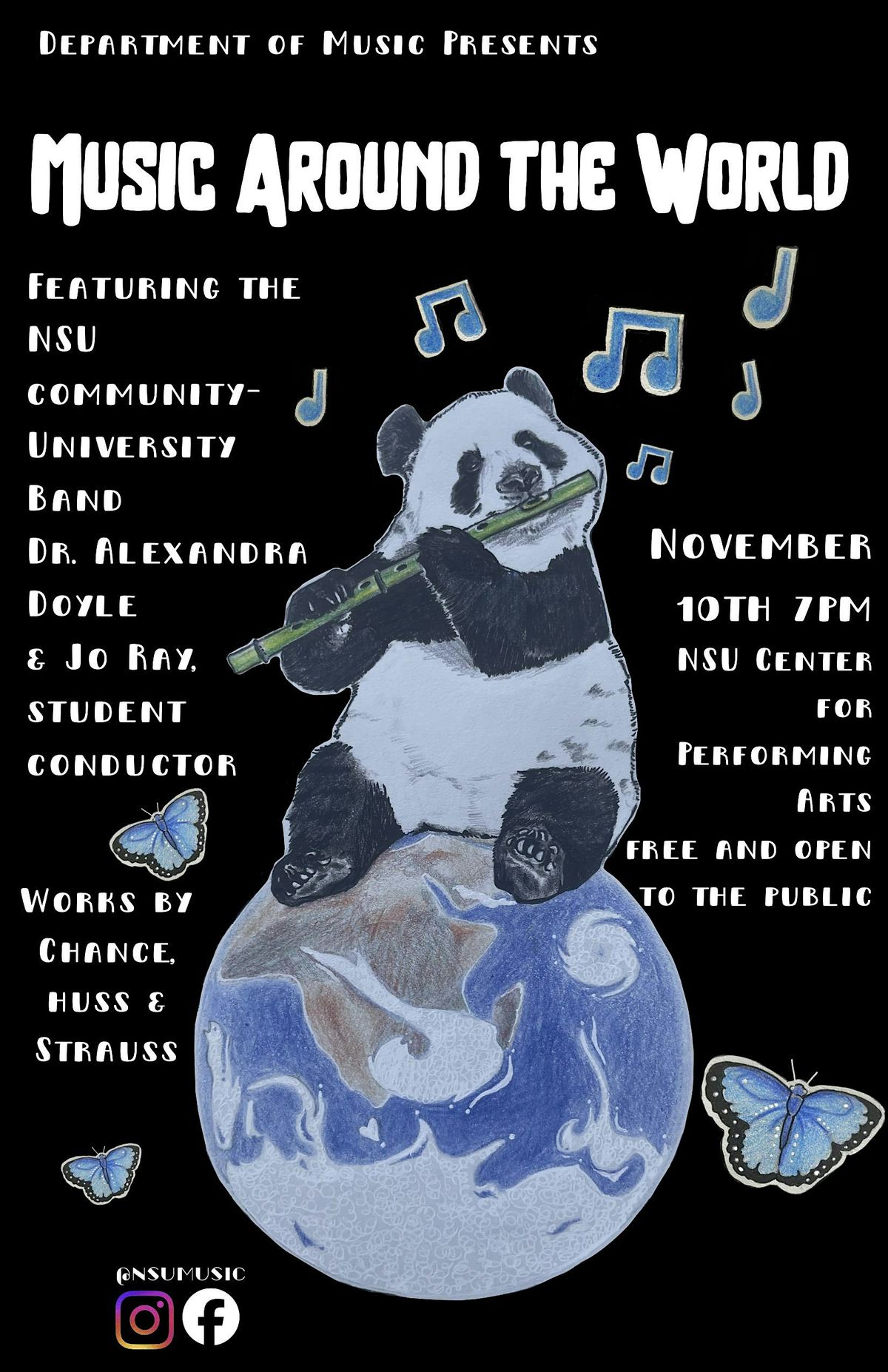 NSU CommUniversity Band: Music Around the World