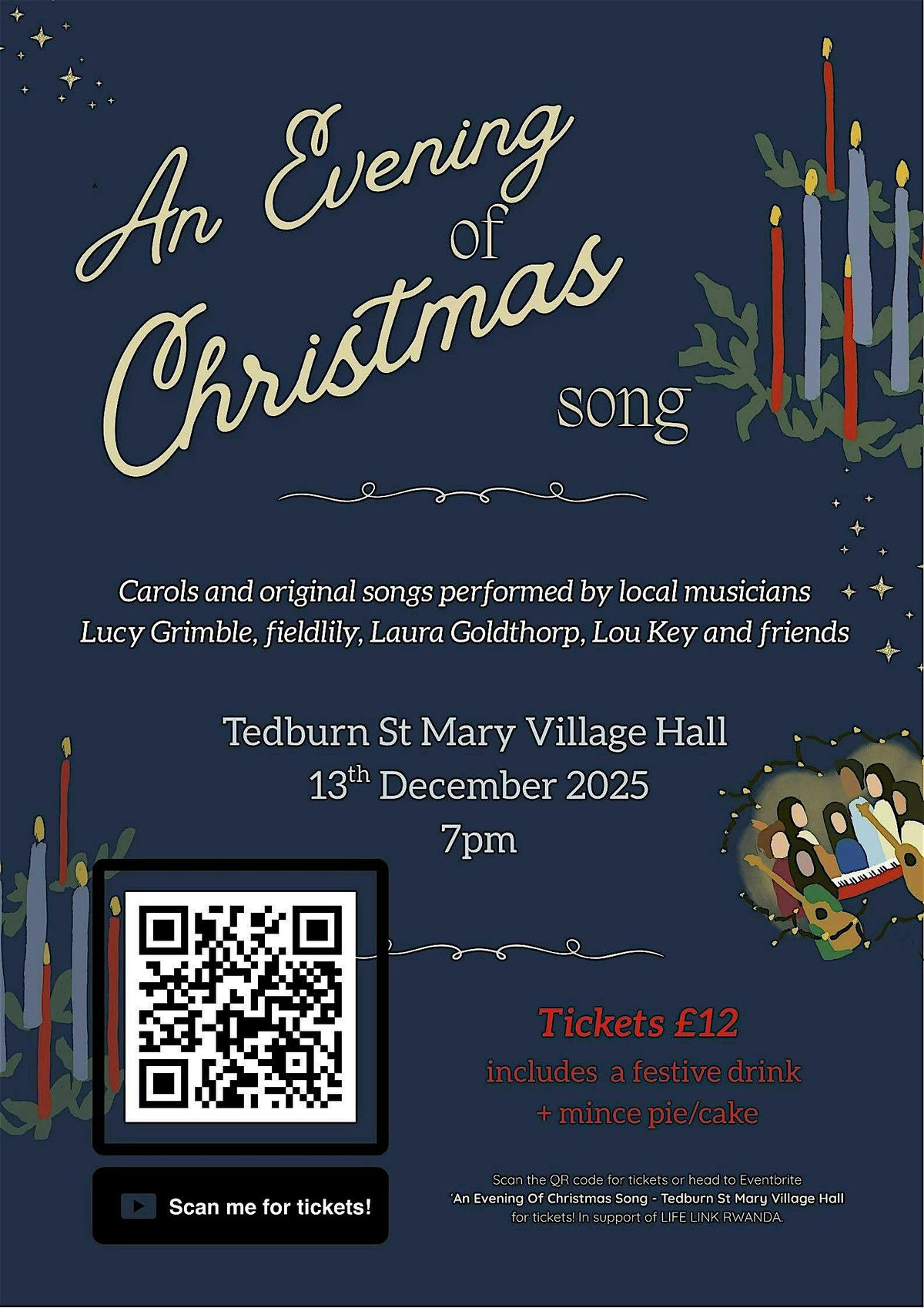 An Evening Of Christmas Song - Tedburn St Mary Village Hall
